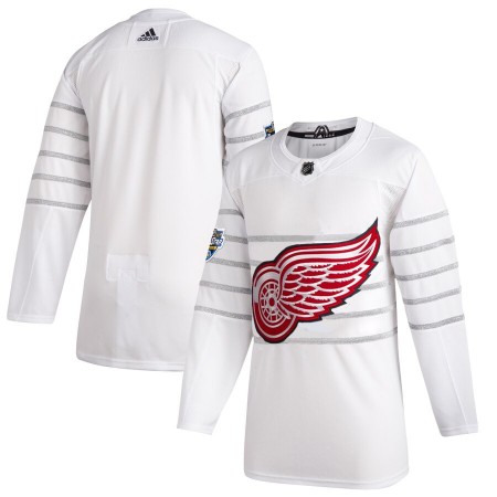 Detroit Red Wings Blank Wit Adidas 2020 NHL All-Star Authentic Shirt - Mannen